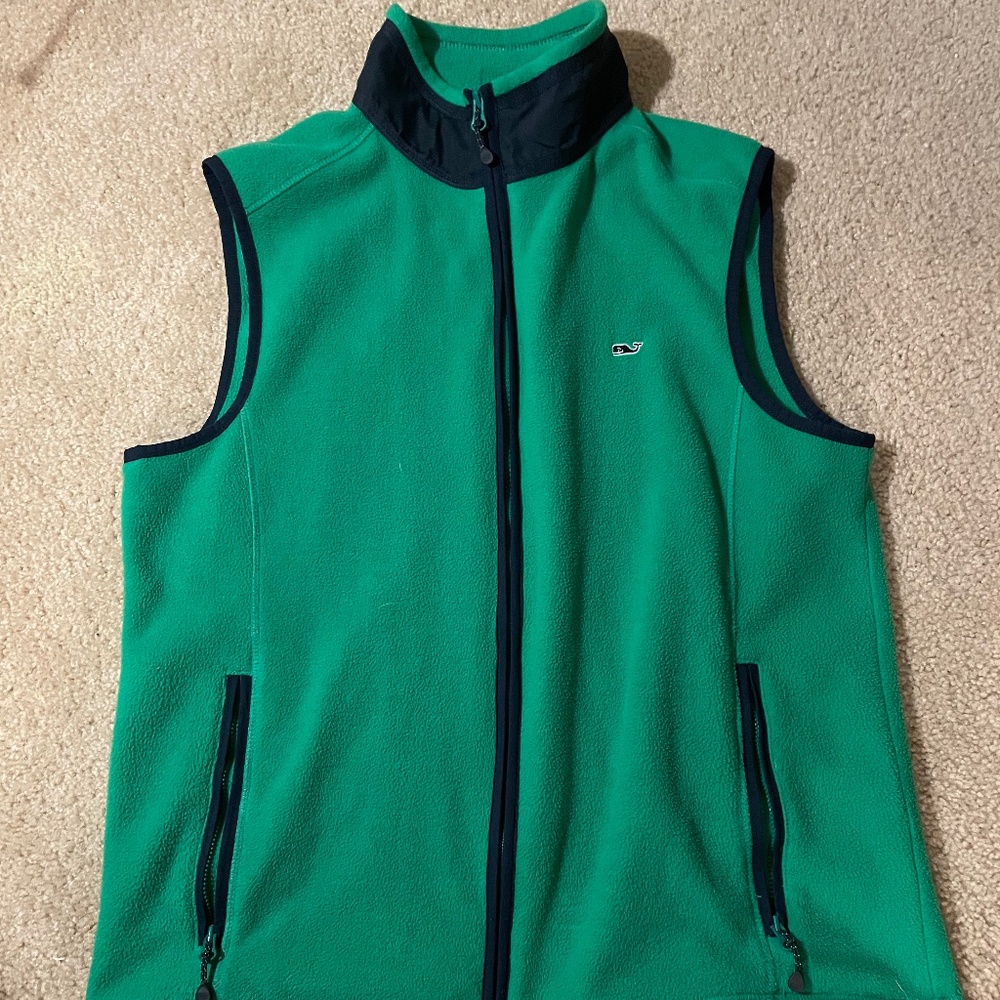 Vineyard Vines Fleece Vest, men’s small